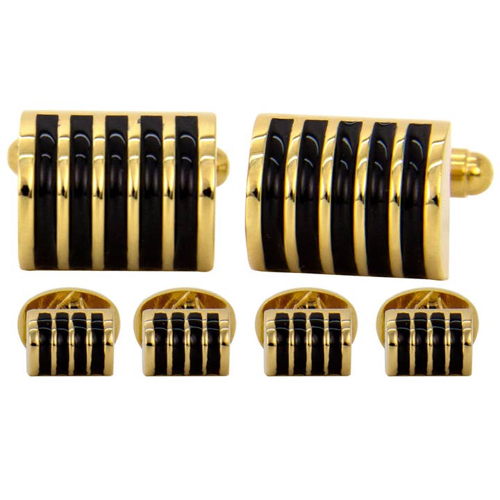 Classy Cufflinks - Wholesale Cufflinks - Vittorio Vico Gold Cufflinks & Stud Sets by Classy Cufflinks