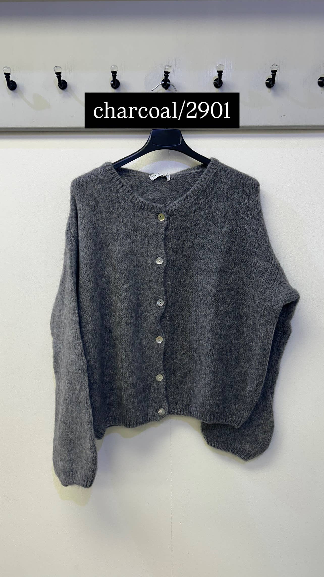 Terminal 1 Clothing – wholesale Kofta - Dam – Cardigan i mohairblandning med knappar fram15