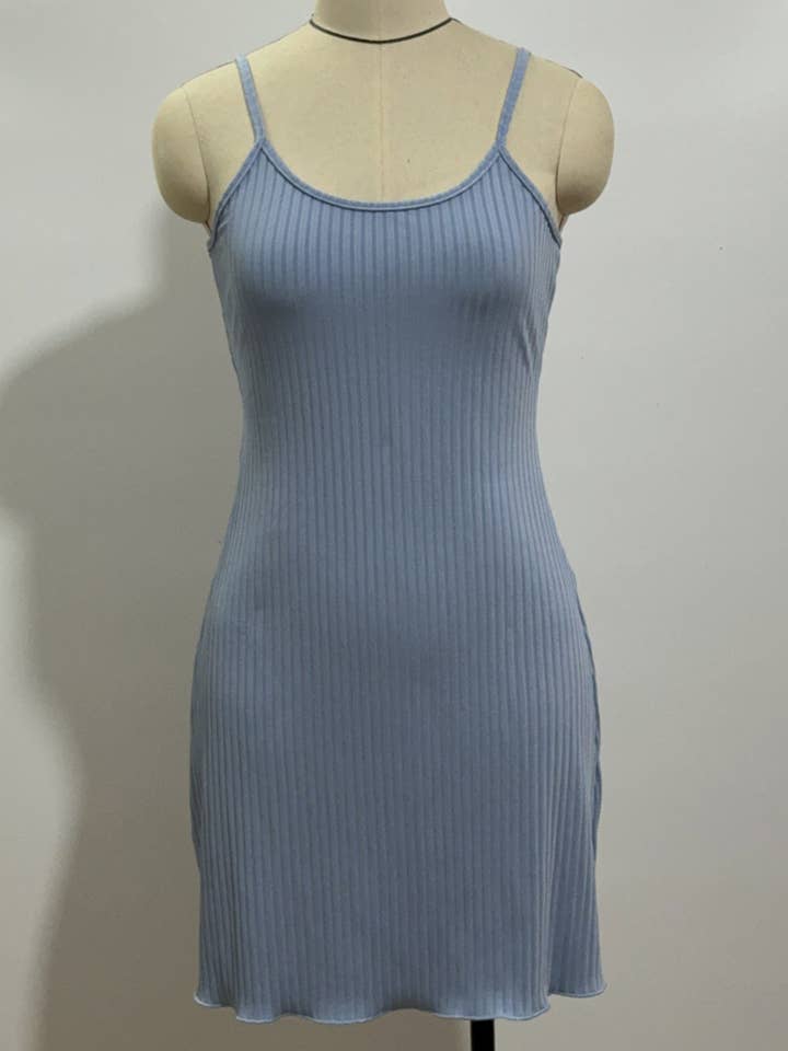 Wholesalesir - Wholesale Sleepwear Set - Women's - Solid Color Nightgown Suspender Long Sleeved Set3