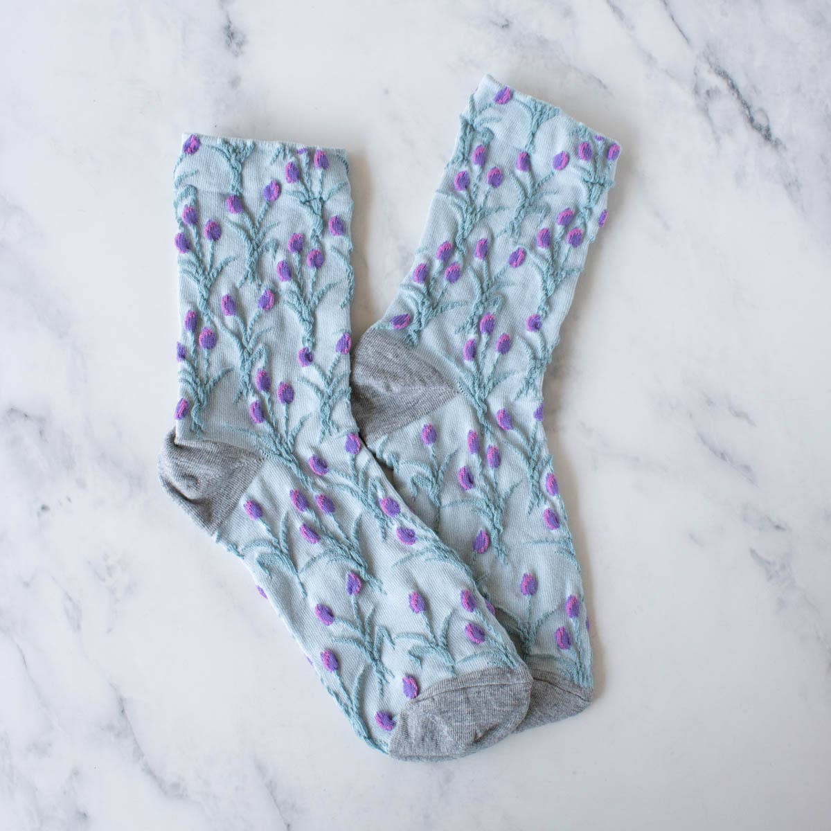 Tiepology - Wholesale Socks - Women's - Vintage Tulip Casual Socks0