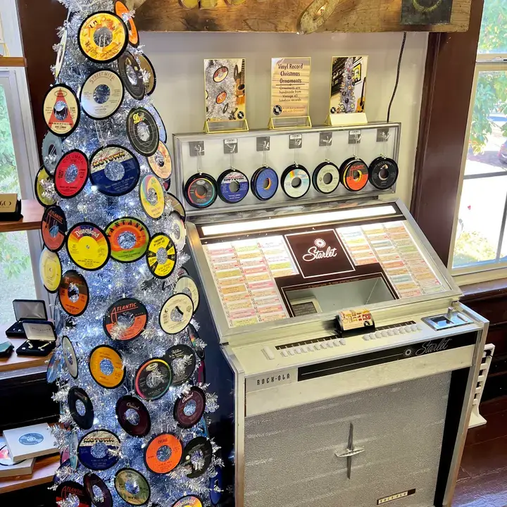 Vintage 5 - Wholesale Ornament Set - Vinyl Record Christmas Ornaments - Rock/Pop - Lot 811