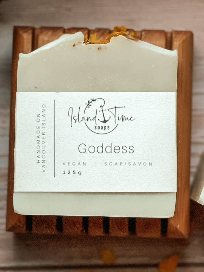All Natural Goddess Handmade Vegan Artisan Soap Bar  for wholesale by Island Time Soap & Candle