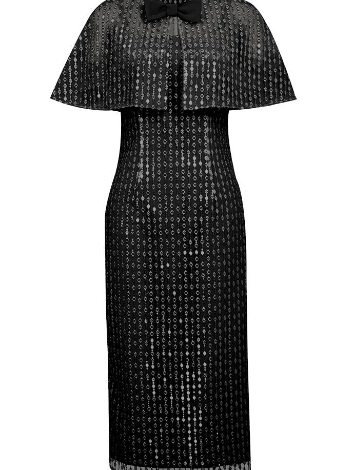 Conjunto de Poncho Chic Star Lantejoulas Bege 031524 por atacado de CHIC STAR