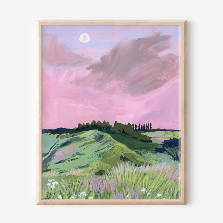 "Morning Calm" Art Print for wholesale by Sarah Gesek Studio