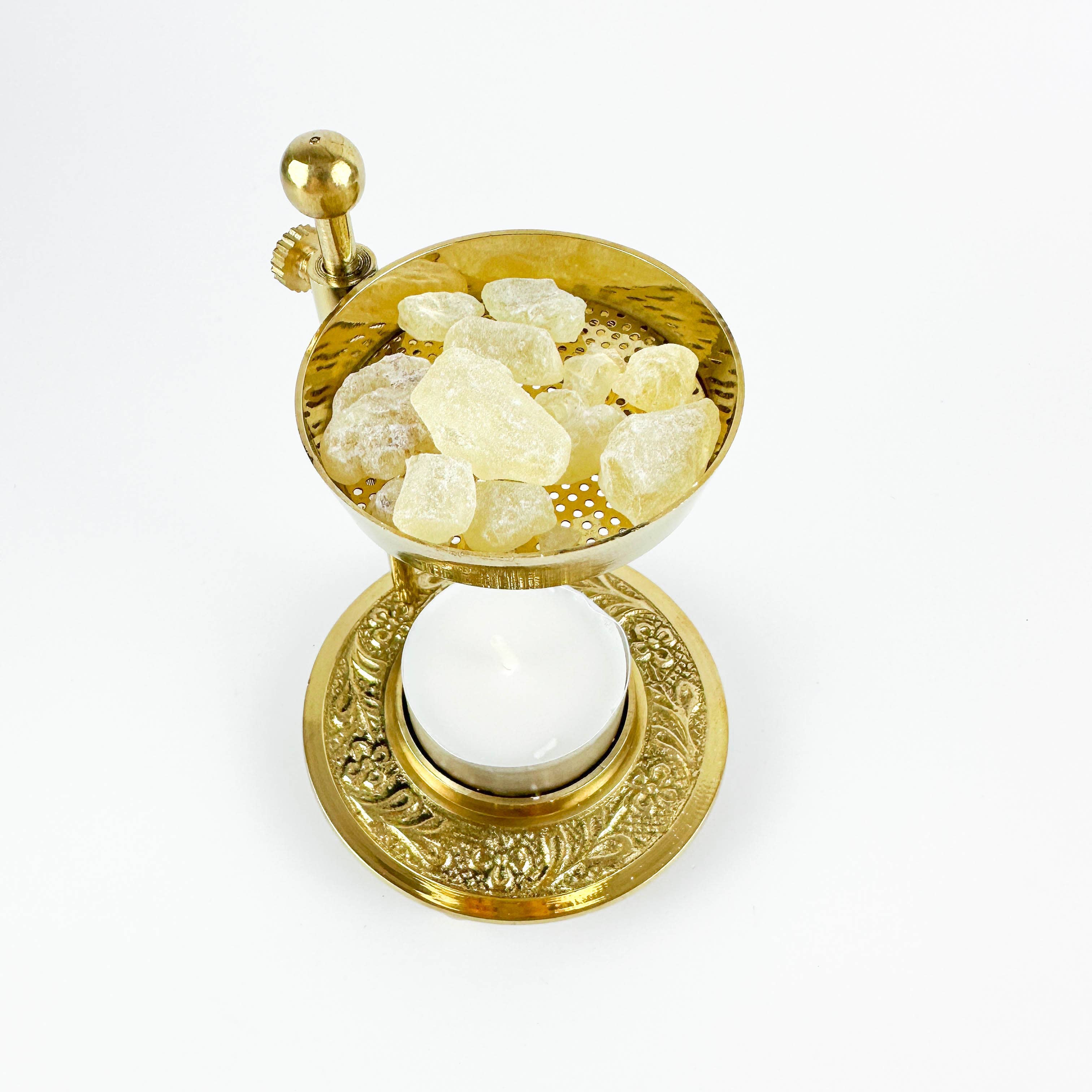 GREENROOTS USA LLC – Engroshandel Røgelsesholder – Messingharpiksbrænder 4,5 „H (brændeharpiks uden kul)8