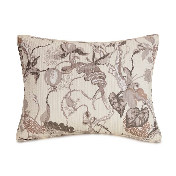 Snake Floral Sham by Lemieux Et Cie for wholesale by Peking Handicraft