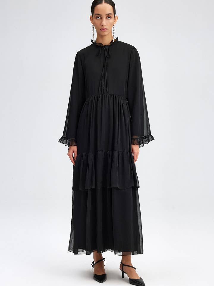 MAXIKLÄNNING I CHIFFONG för wholesale av Touché Privé EU