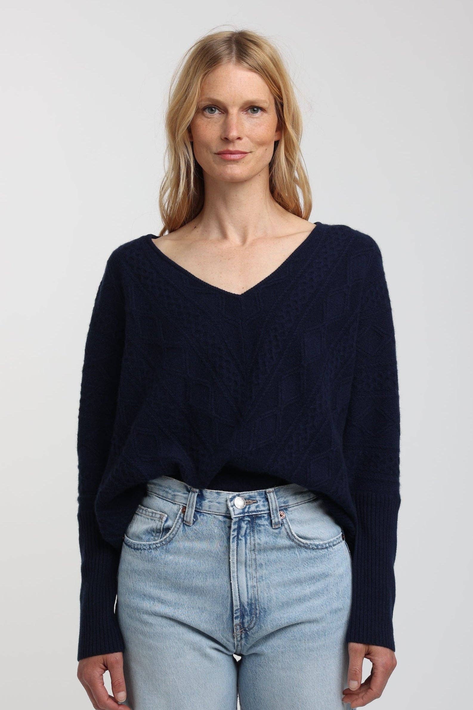 QUINN - Vendita all'ingrosso Maglione tricot - Donna - Maglione Oversize in Cashmere Kendall9