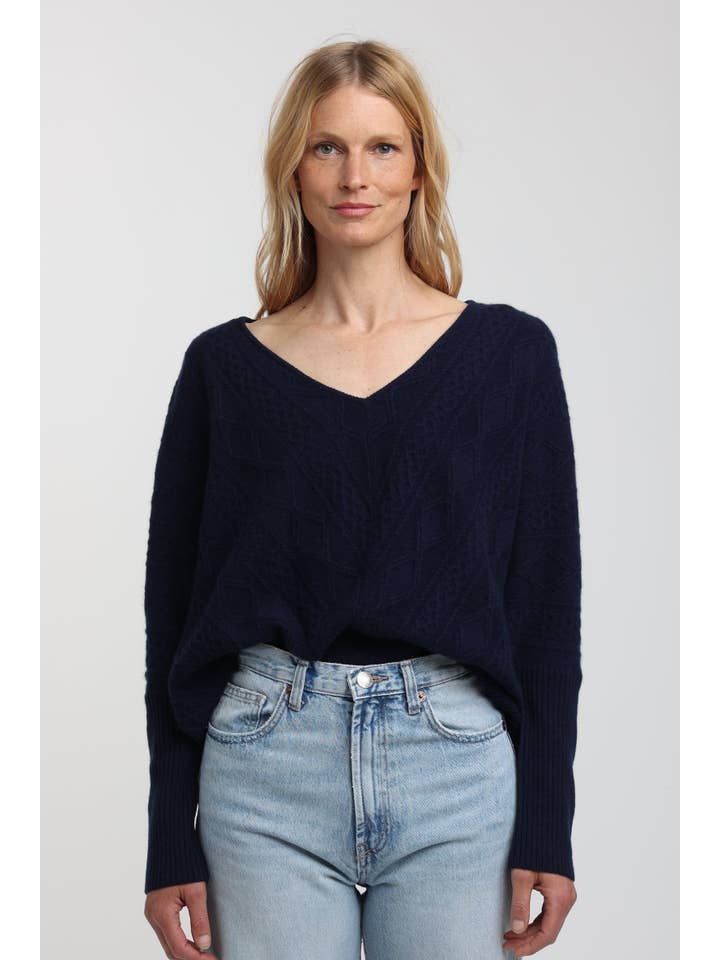 QUINN - Vendita all'ingrosso Maglione tricot - Donna - Maglione Oversize in Cashmere Kendall9