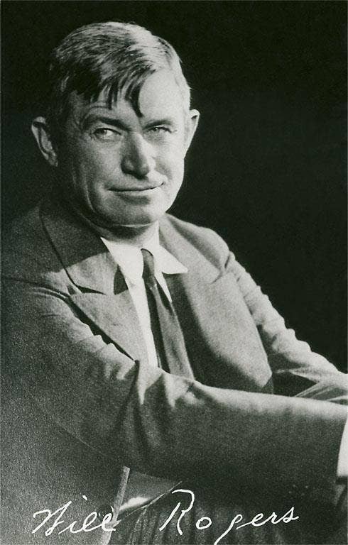 Found Image Press - Wholesale Postcard - Postcard AP-304 Signed Will Rogers Portrait0
