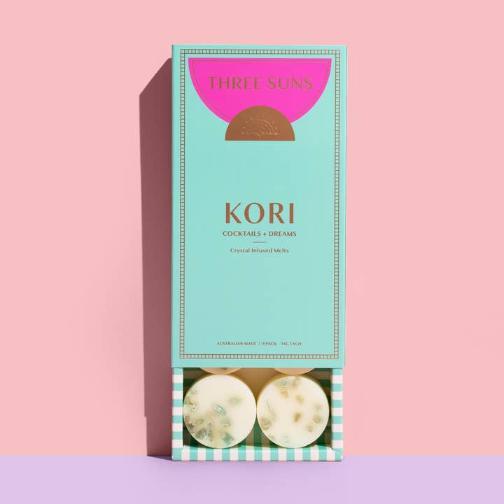 Kori - Cocktails & Dreams Soy Melts Box of 8 for wholesale by Three Suns