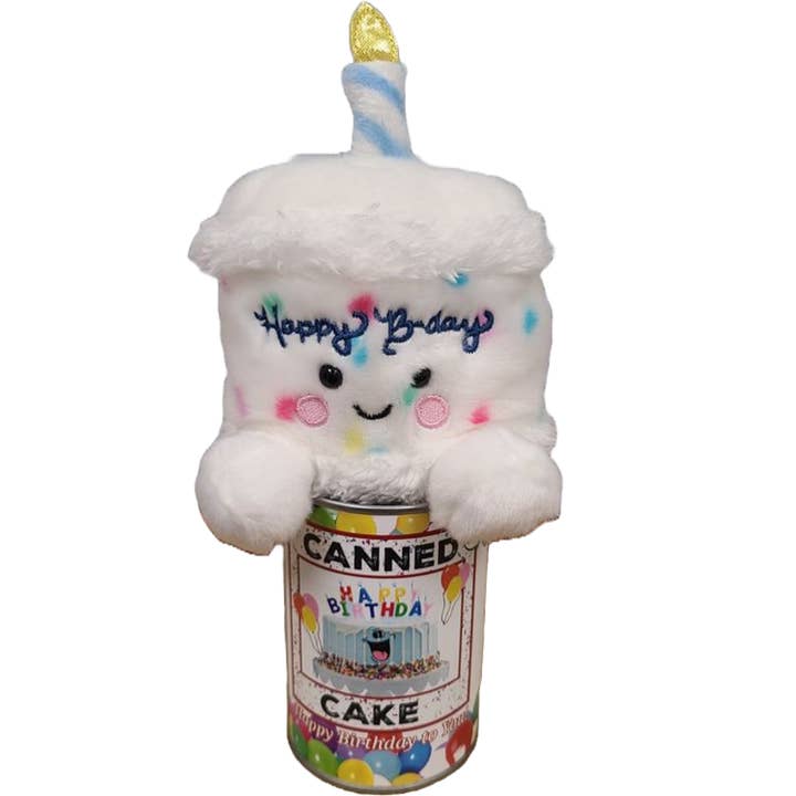 Canned Gifts - Wholesale Gag Gift/Novelty Gift - Canned Cake | Happy Birthday to You Gift | Plush B-day Cake4