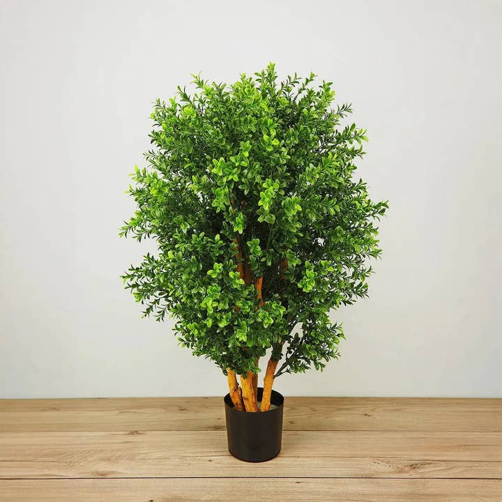LOOMLAN - Wholesale Artificial Plant - Faux Botanical Outdoor Green Boxwood Tree