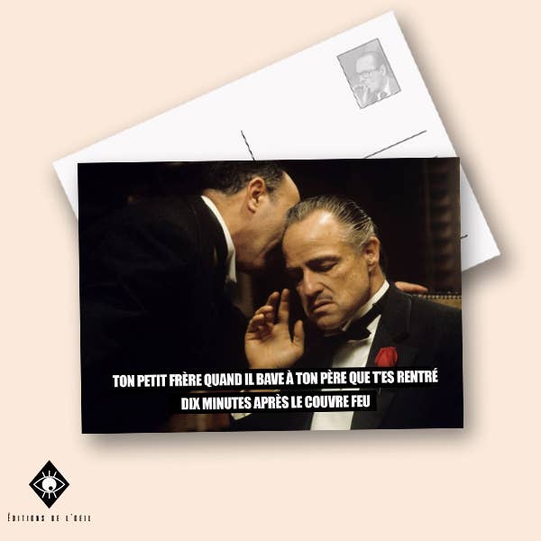 Postcard - Snitch for wholesale by Les Éditions de l'Oeil