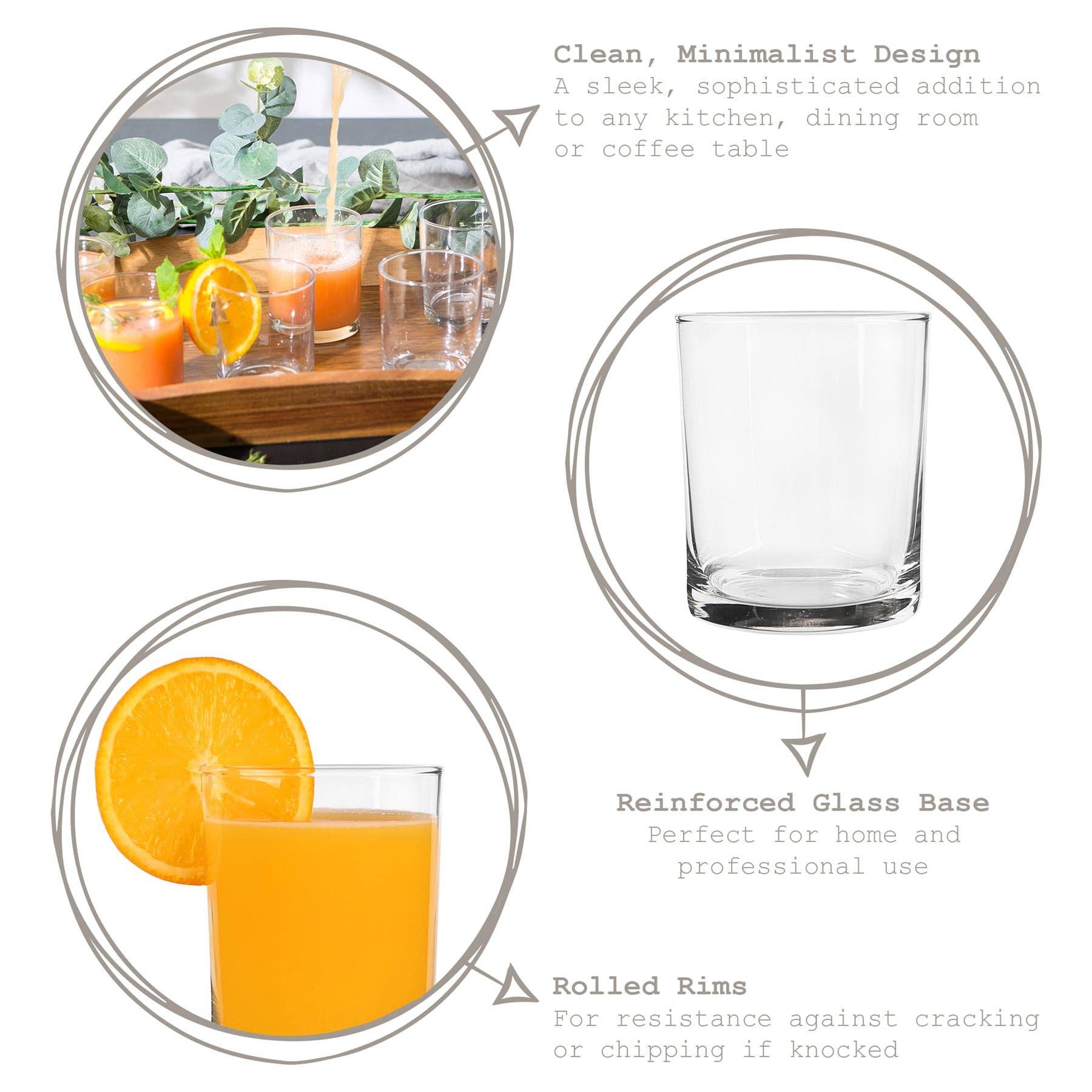 Rinkit Ltd - Wholesale Cocktail/Liquor Glass - 280ml Liberty Whiskey Glass - By LAV4