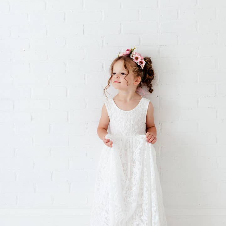 Nicolette's Couture - Wholesale Dress - Kids - The Ophelia Dress - White6