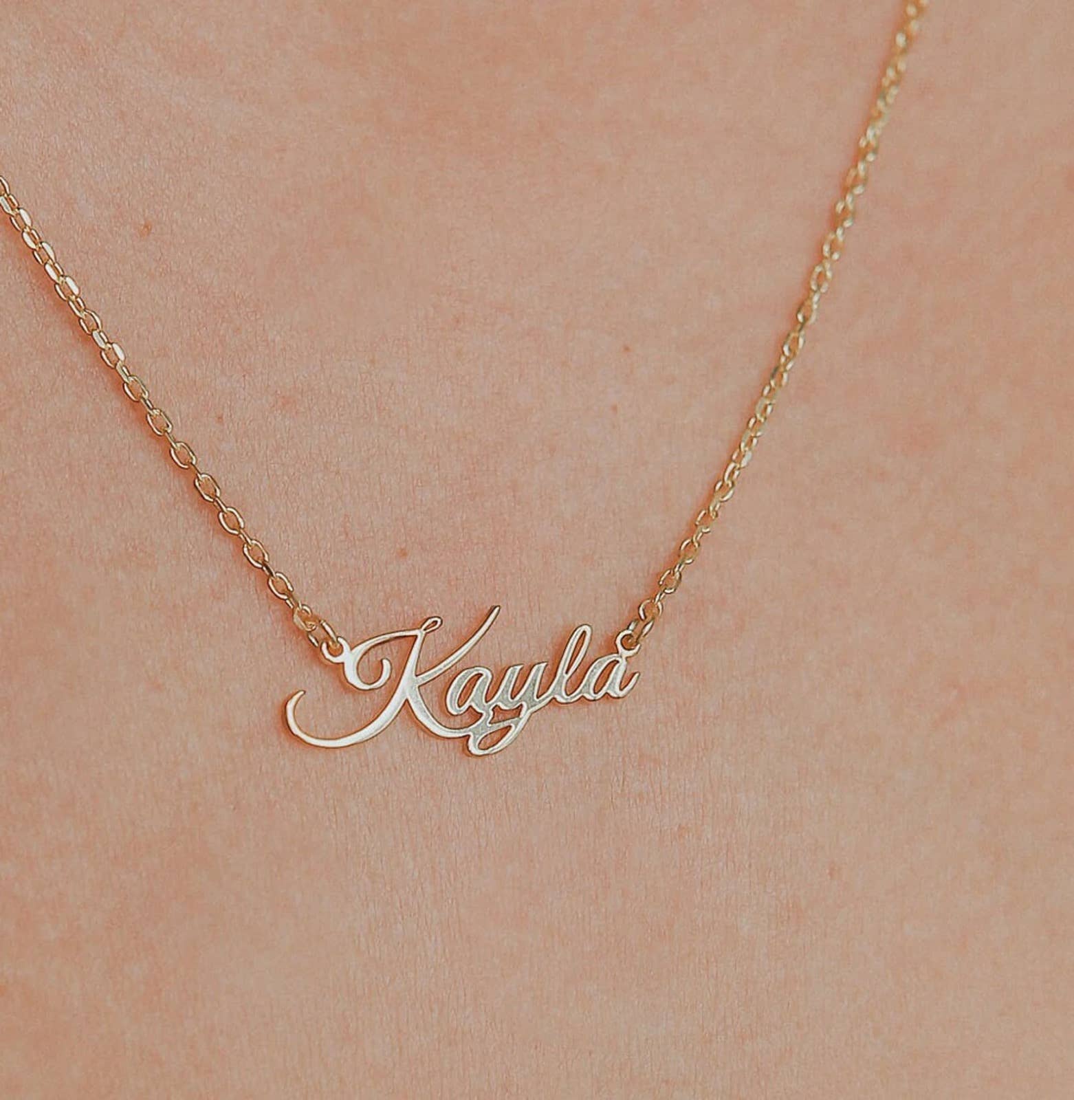 JoyPersonalized - Wholesale Pendant/Charm Necklace - Personalized Name Necklace, Gold Name Necklace8