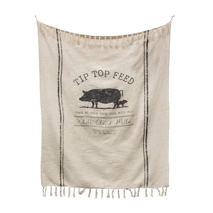 Tip Top Feed Farmhouse Throw for wholesale by Col House Designs