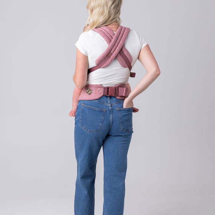 Mabē Baby Carriers - Wholesale Baby Carrier - The Monarch Carrier - Mauve Wings4