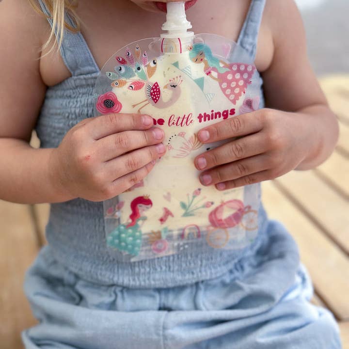 Sinchies - Wholesale Food Storage Wrap/Bag - Sinchies 150ml Reusable Food Pouches - Princess