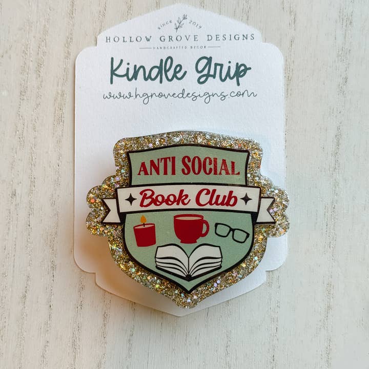 Hollow Grove Designs - Wholesale Phone Grip - Reading Tropes Device Grip8