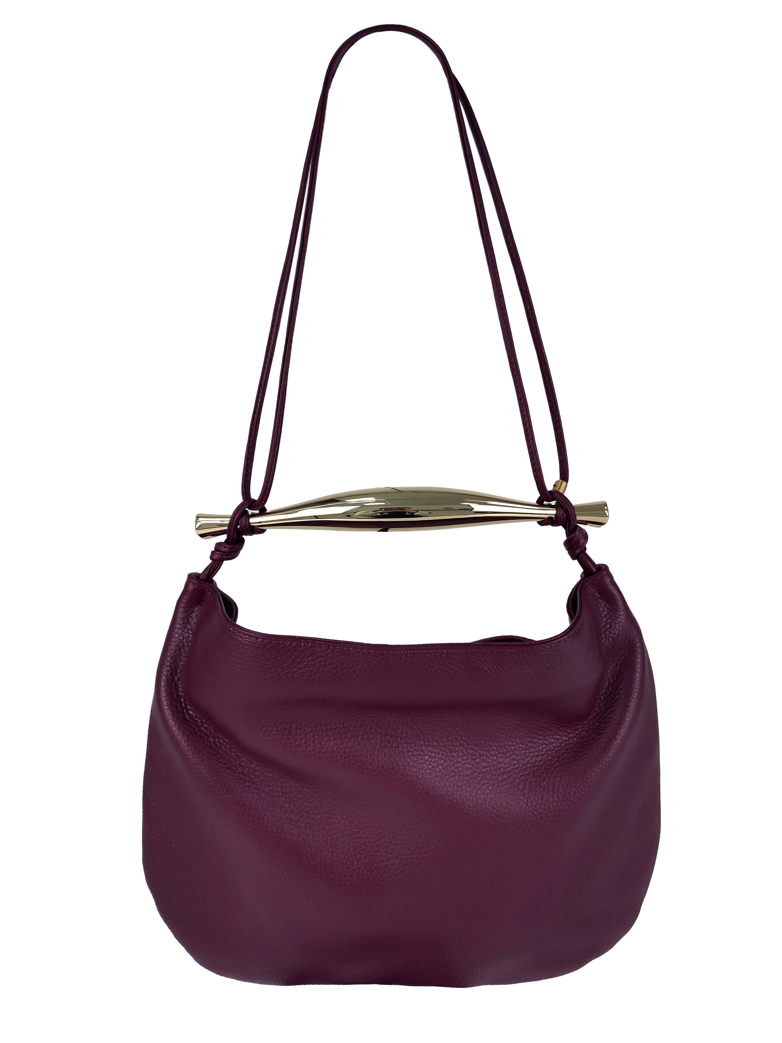 Florence Leather - Vente Sac porté épaule – femme - Sac avec poignée en métal4