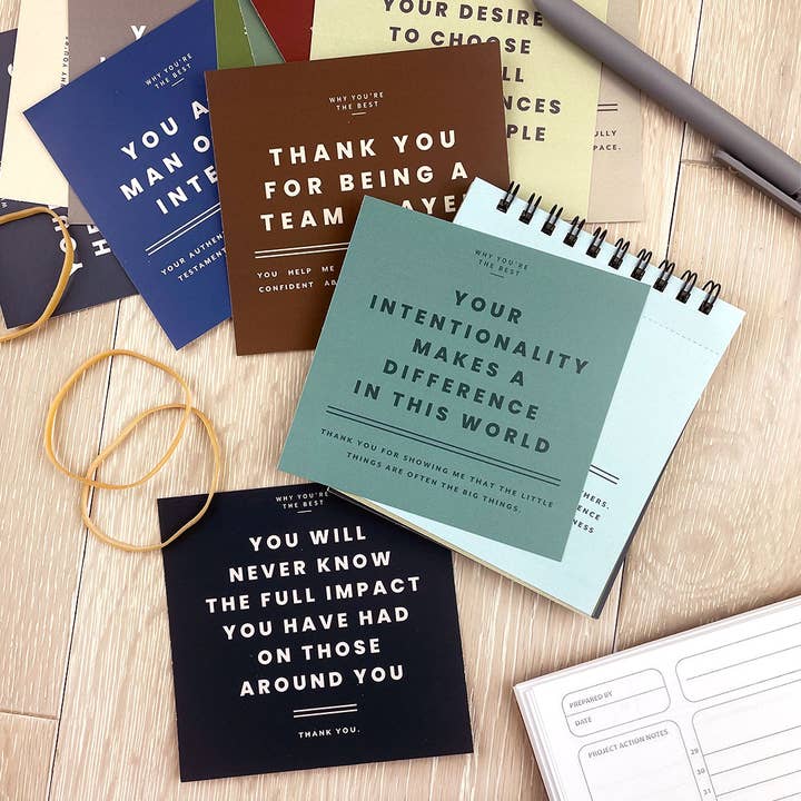 Cleerely Stated - Wholesale Stationery/Notecard Set - Make His Day Tear & Share Cards1