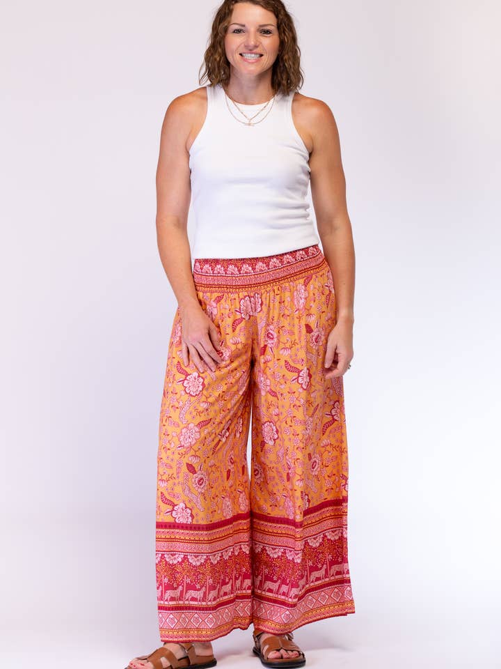 DOLLY - WIDE LEG PALAZZO PANTS for wholesale by Ombak Designs
