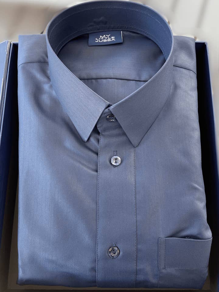 Herren Midnight Blue Qatari Thobe für den Großhandel von MY LITTLE JUBBA