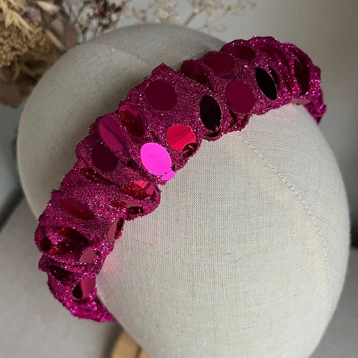 Fascia per capelli - Mirror ball per la vendita all'ingrosso da parte di Les chouchous de Romane