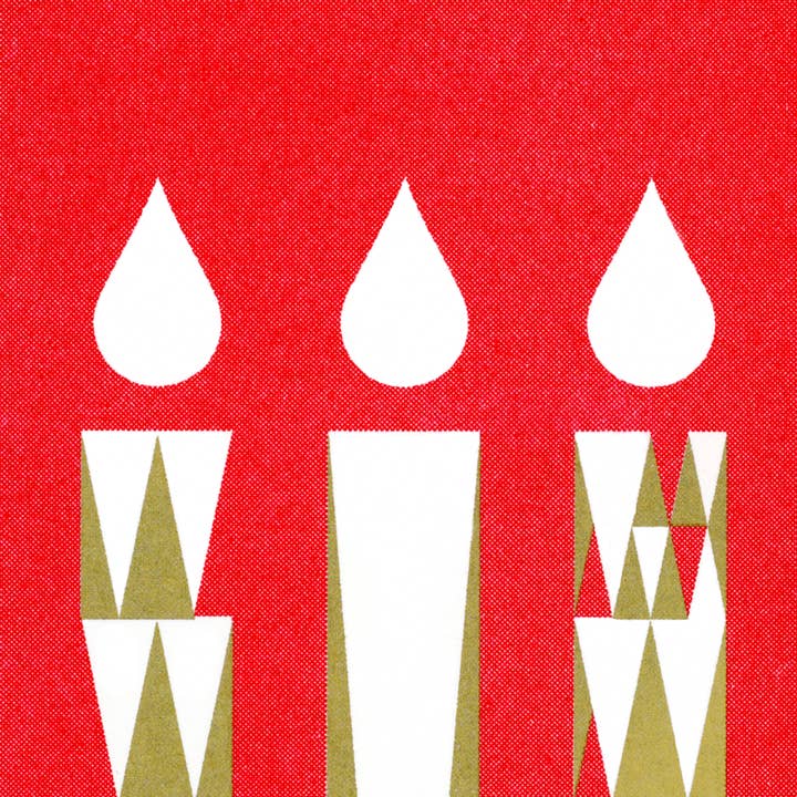 HERR & FRAU RIO - Wholesale Postcard - Red candles postcard1