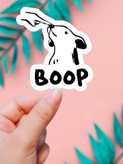 Boop Dog Sticker for wholesale by EnchantingSunshine