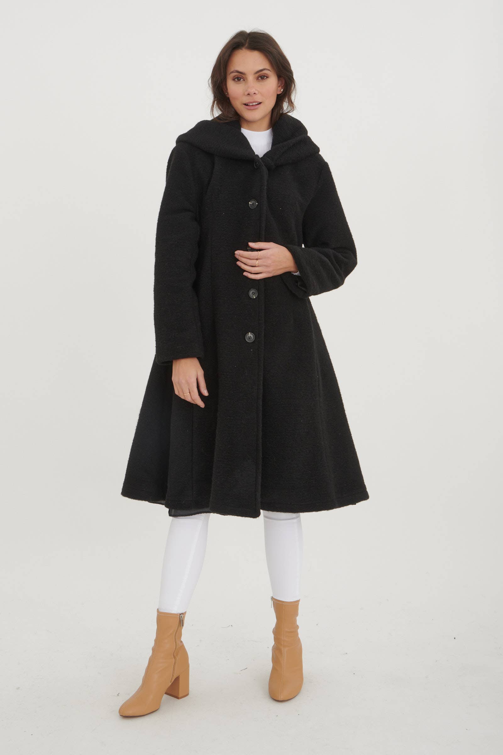 ORNELLA PARIS - Wholesale Coat - Women's - BLL-M4206 wool blend coat9