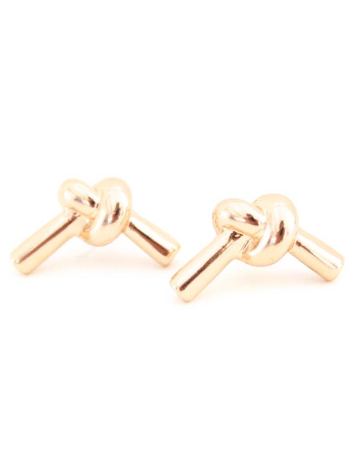 Love Me Knot Stud Earrings | More Colors Available for wholesale by Knotty Accessories