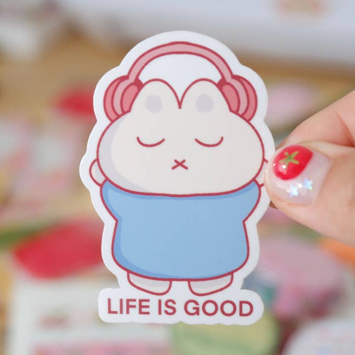 Mify sticker | Life is good | No thoughts head empty | cute for wholesale by Tenshi World