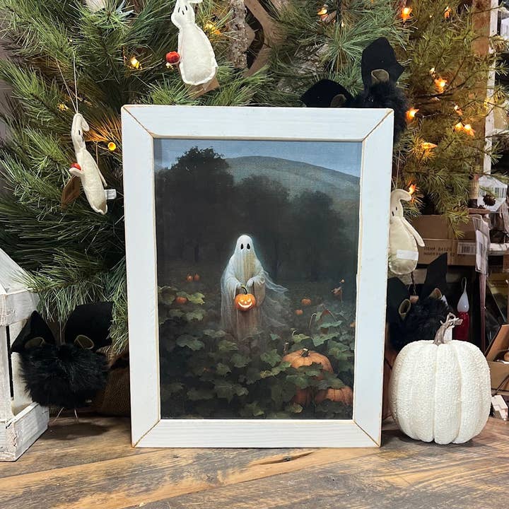 JanMichaels Art & Home - Wholesale Wall Sign - JO128 Haunted Pumpkin Patch1