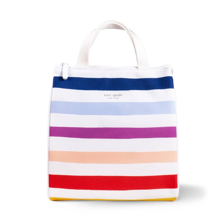 Lunch Bag, Candy Stripe for wholesale by Kate Spade New York by Lifeguard Press