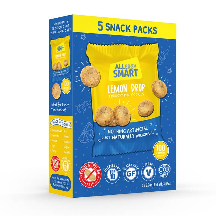 Allergy Smart Citron Drop MINI-kakor för wholesale av Allergy Smart