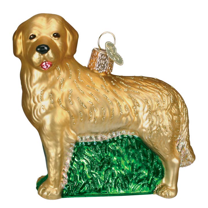 Old World Christmas - Wholesale Ornament - Golden Retriever Ornament1
