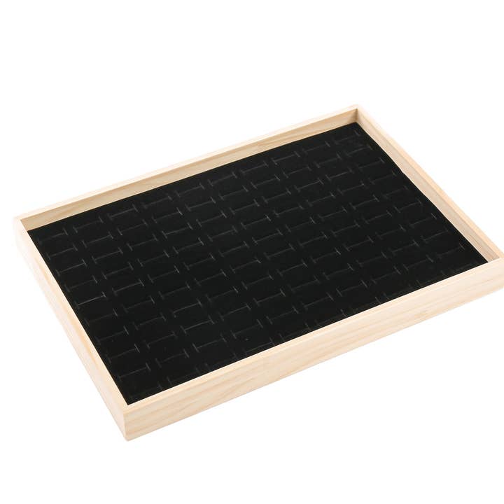 Boîte à bagues en bois noire pour la vente par Emilie collection