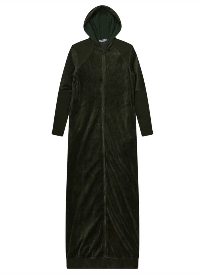 Accappatoio in Velluto di Cotone con Cappuccio per la vendita all'ingrosso da parte di Hush.Shop