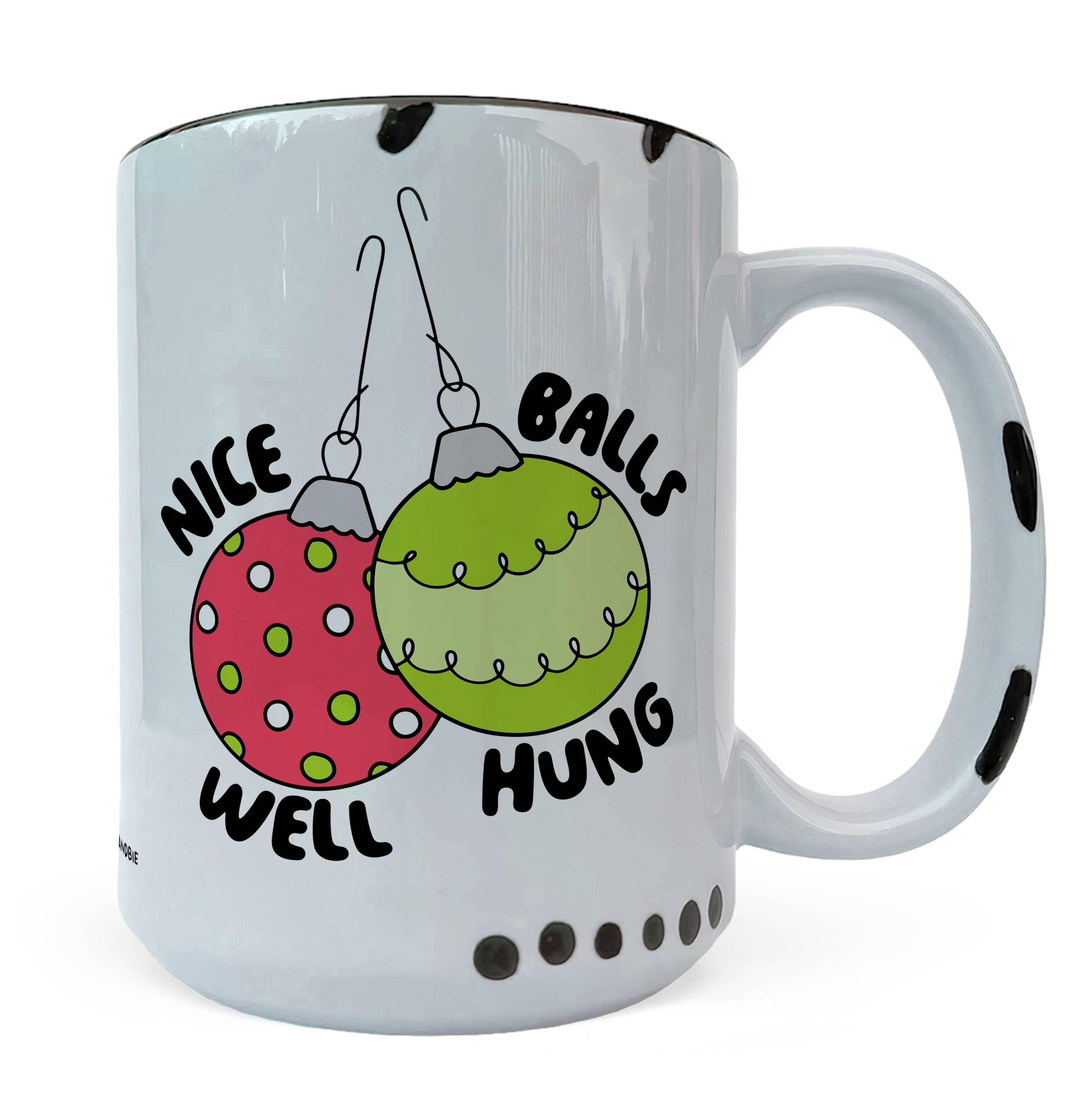 coco+bie designs - Wholesale Koffiemok - Grappige Kerstmok – Mooie Ballen Goed Opgehangen Ornamentontwerp0
