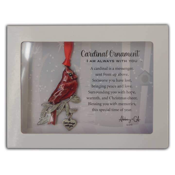 Abbey & CA Gift - Wholesale Ornament - I Am Always With You Cardinal Ornament