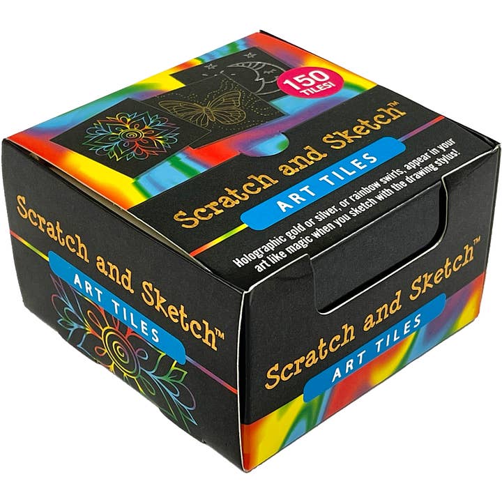 Peter Pauper Press - Wholesale Sketchbook/Sketchpad - Scratch & Sketch Art Tiles