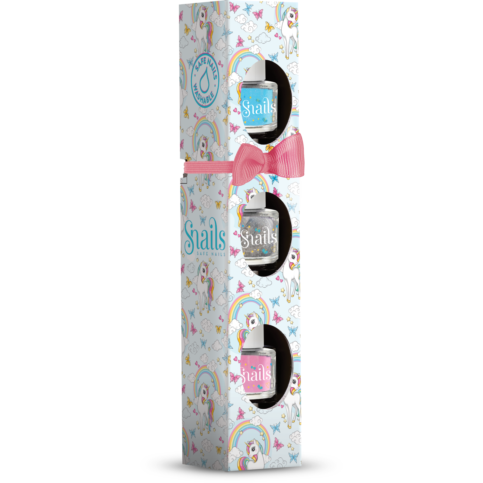 Challenge and Fun, Inc. - Wholesale Nail Polish - Kids - Snails Washable Nail Polish Gift Pack (3x 7oz bottles)3