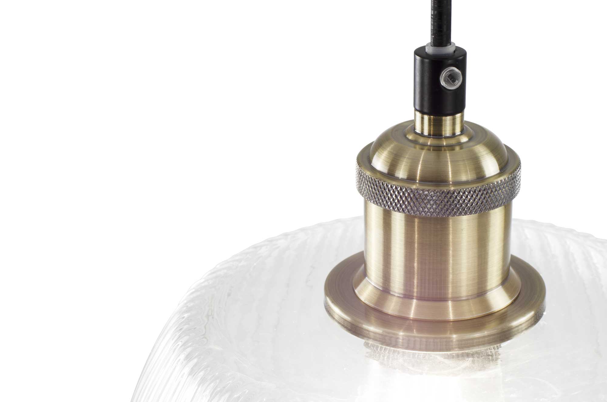 C-Création - Wholesale Kroonluchter/hangend licht - Gekleurd geribbeld glazen hanglamp Chani7