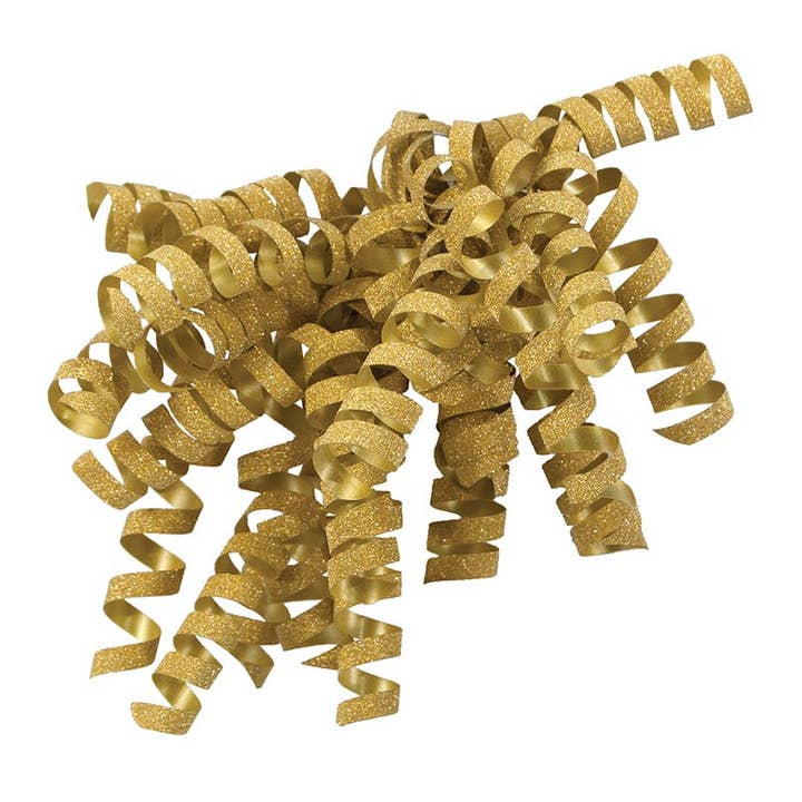 Gold Dust Curly Sheer Bow for wholesale by The Gift Wrap Company