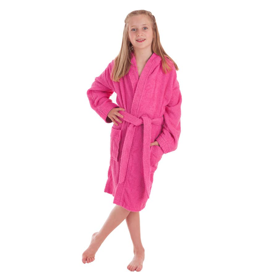 Textiles Europeos Sierra – Großhandel Bademantel – Kinder – Einfarbiger Kinderbademantel10