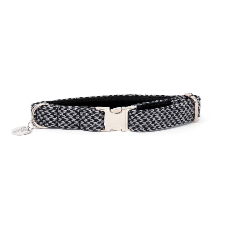 Black & Grey - Classic Collection - Luxury Dog Collar for wholesale by Stocky & Dee