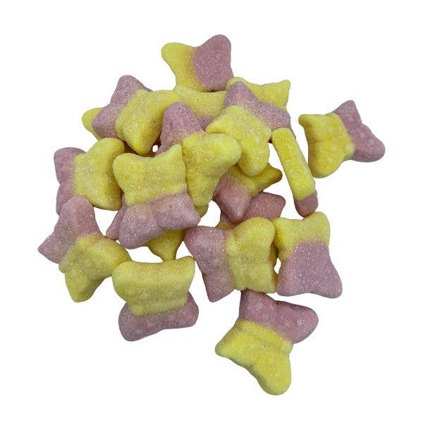 Grandpa Joe's Candy Shop - Wholesale Gummy - Swedish Candy, Sour Butterfly Lemon/Strawberry 5lb Bulk1